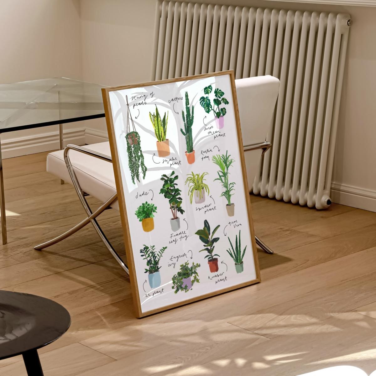 Plant Hand Painted Art Print - A3 Natalie Cass Art – image 5