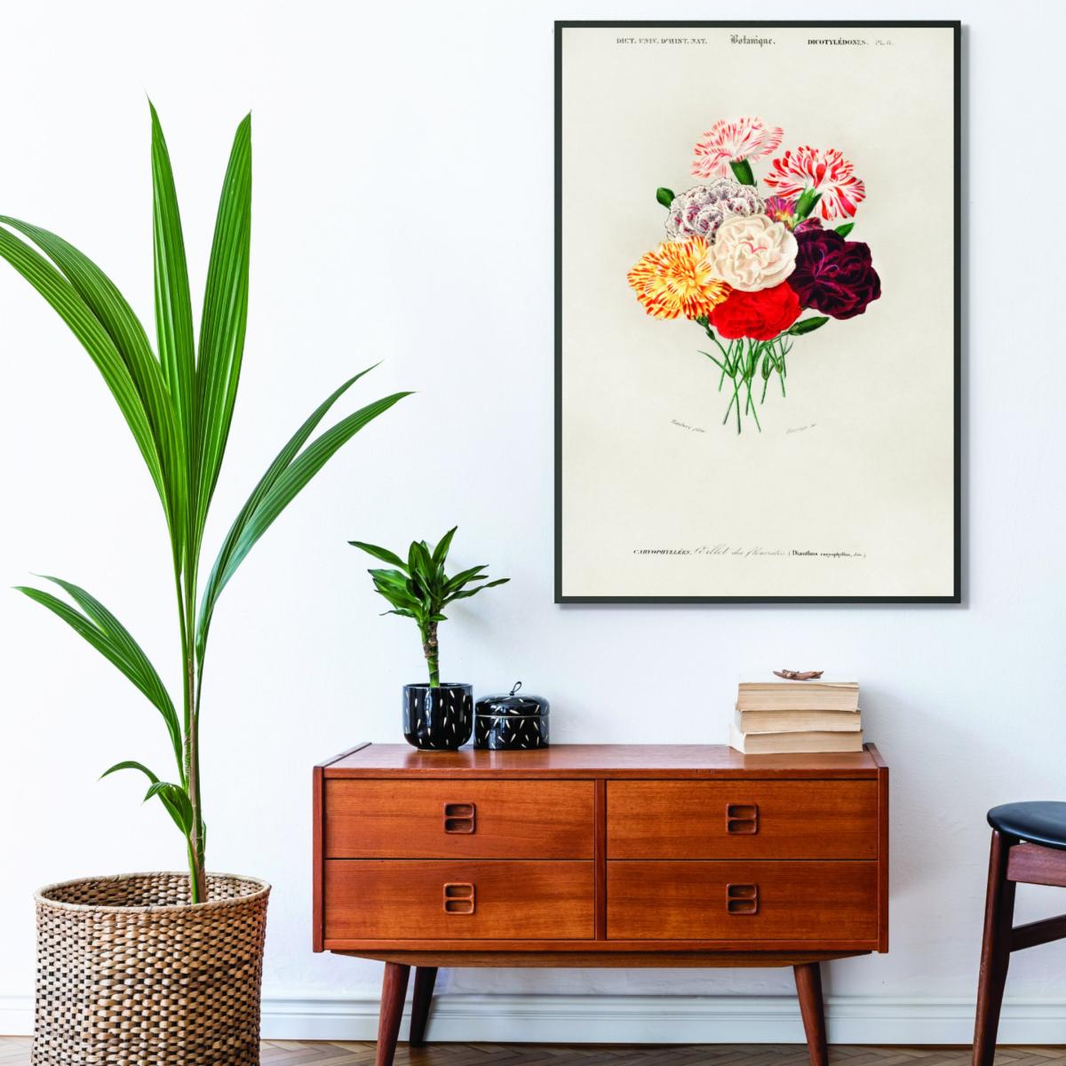 Yellow / Orange Carnation A3 297 X 420Mm Stanley Print House – image 3