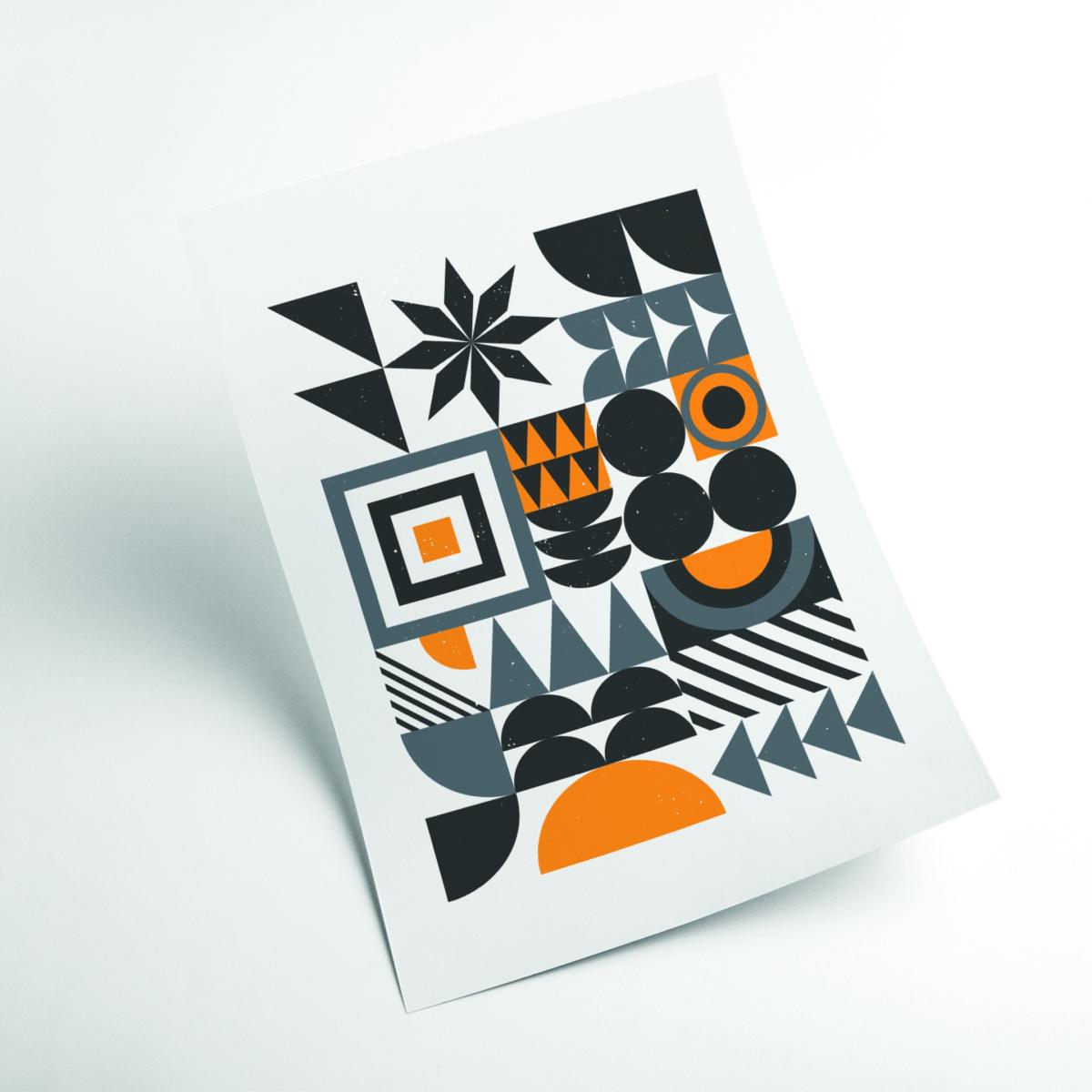 Vibrant Bauhaus Collection #4 A2 420 X 594Mm Stanley Print House – image 2