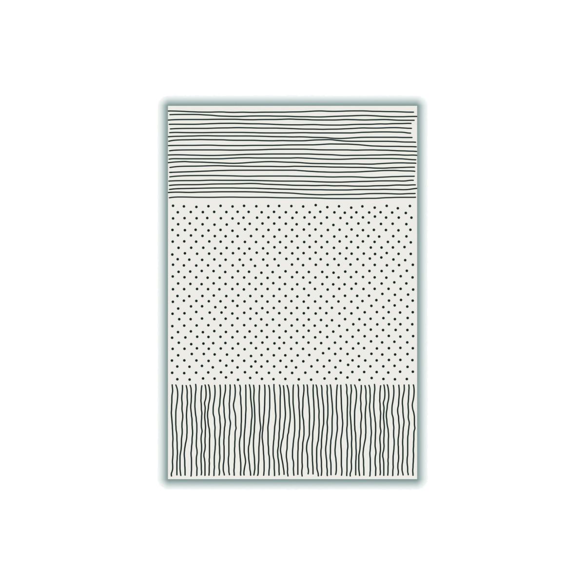 Black Minimal Line Vibes 2 A3 297 X 420Mm Stanley Print House – image 1