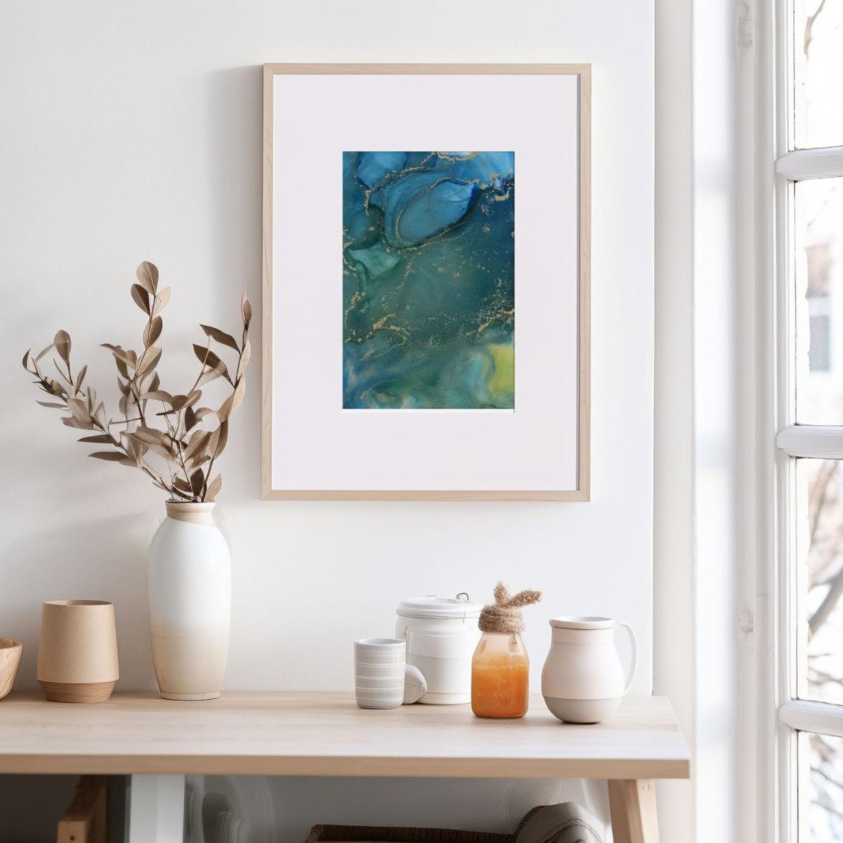 Blue Crosscurrent A5 Print A5 148 X 210Mm Art by Affie – image 2