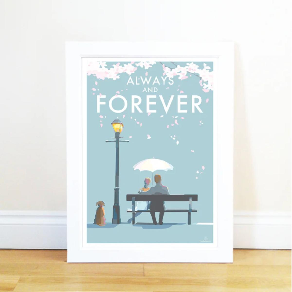 Always Forever Quote Print | A4 | 210 X 297Mm | Becky Bettesworth – image 2