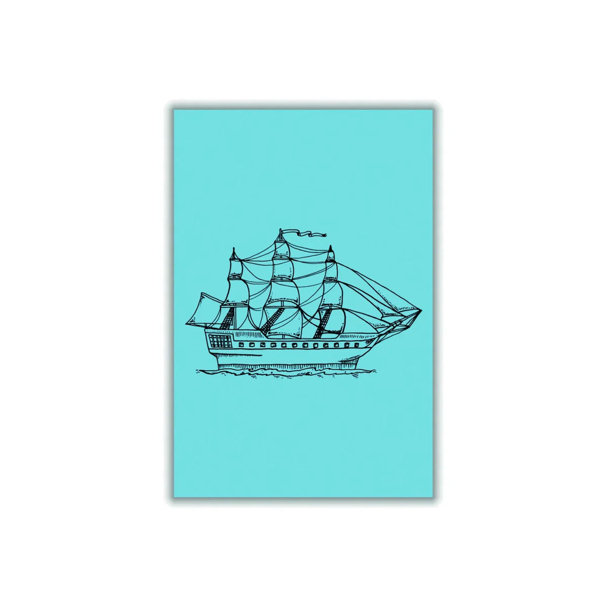 Blue Above Sea Xxs Stanley Print House – image 1