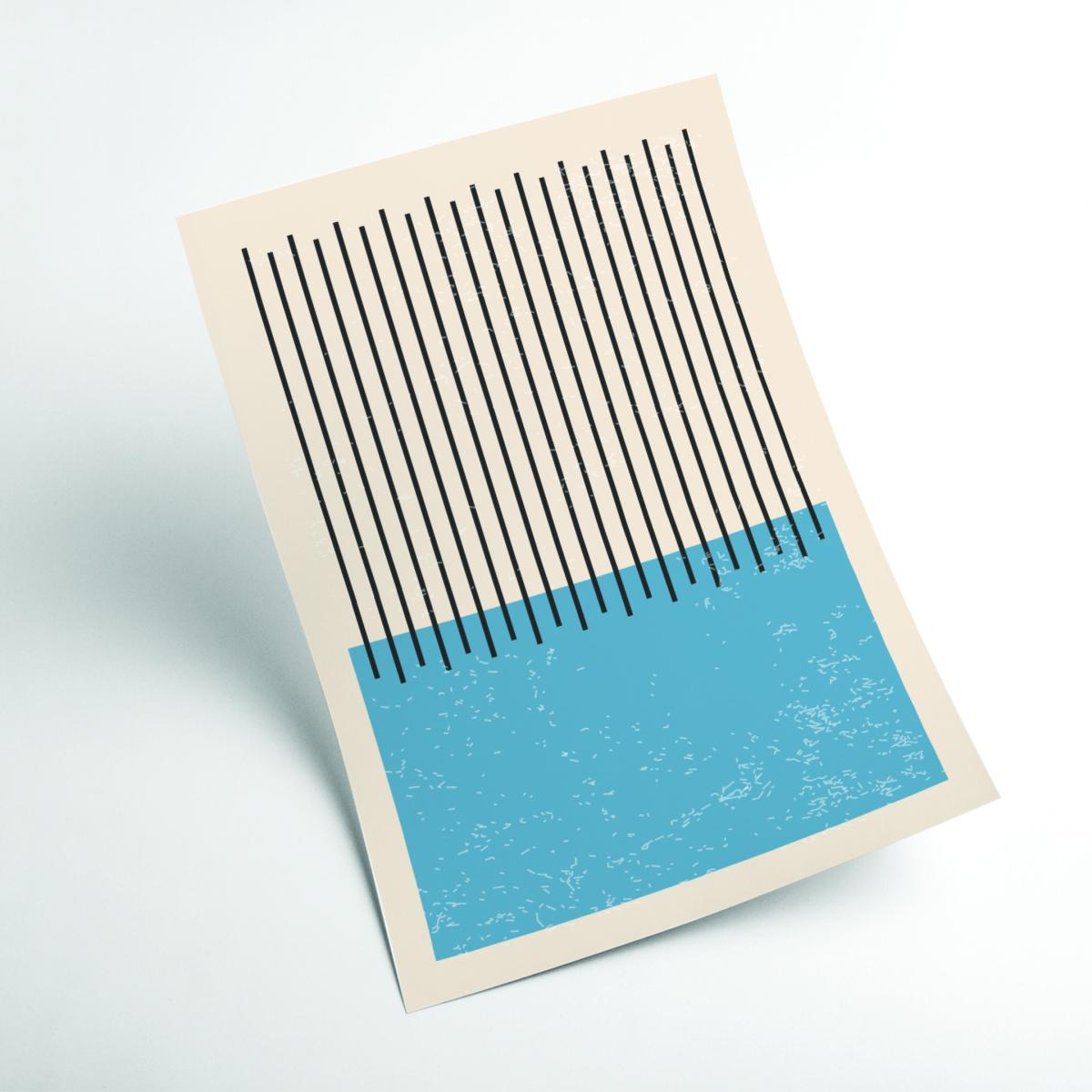 Blue Color Vibe Series I A1 594 X 841Mm Stanley Print House – image 2