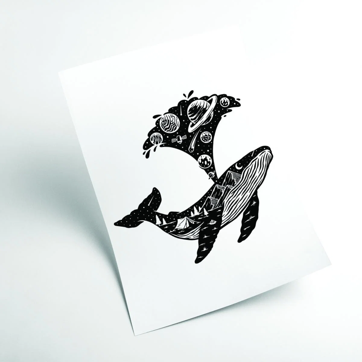 Black Humpback Universe Xxs Stanley Print House – image 2