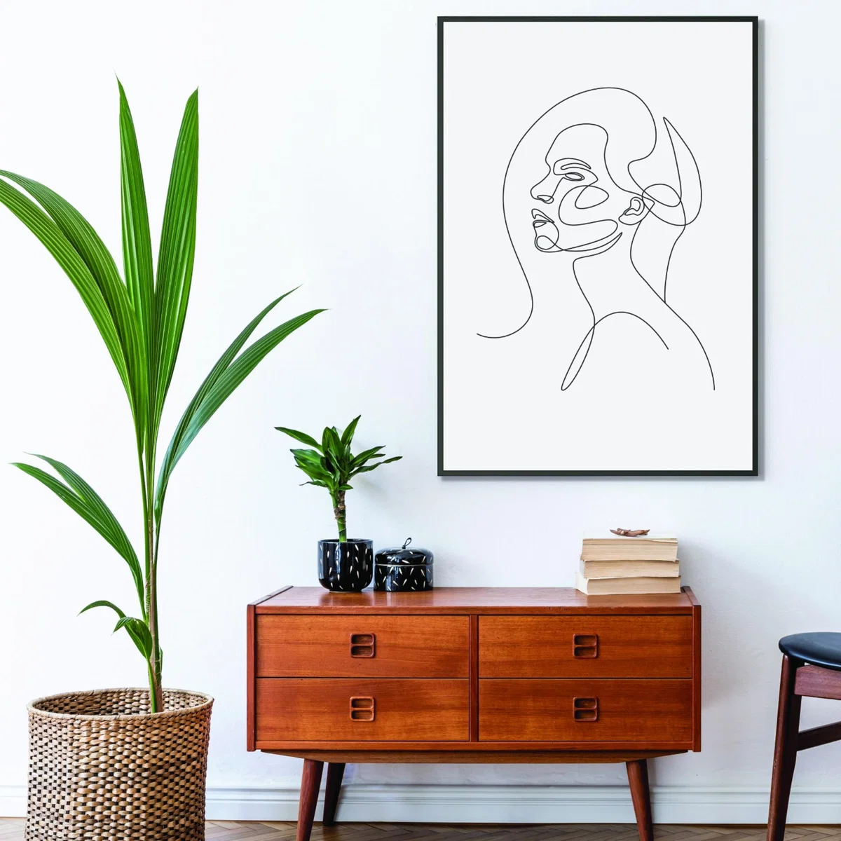 Black Woman Line Drawing A4 210 X 297Mm Stanley Print House – image 3