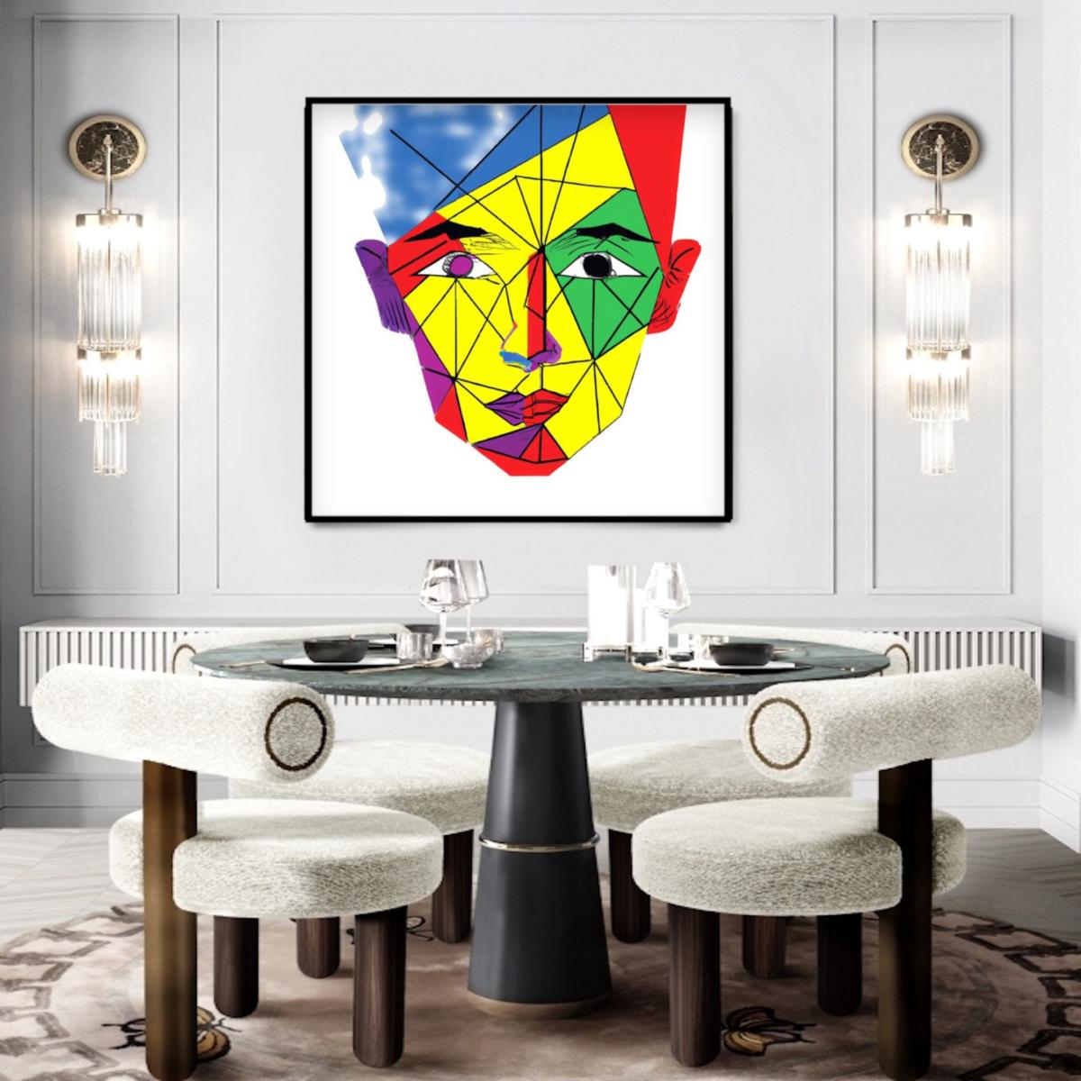 Face Two Print A4 210 X 297Mm Volsew Paris – image 2