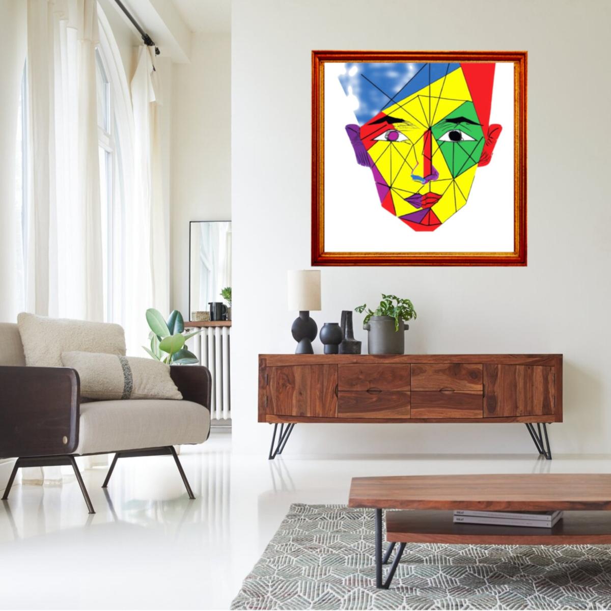 Face Two Print A4 210 X 297Mm Volsew Paris – image 3