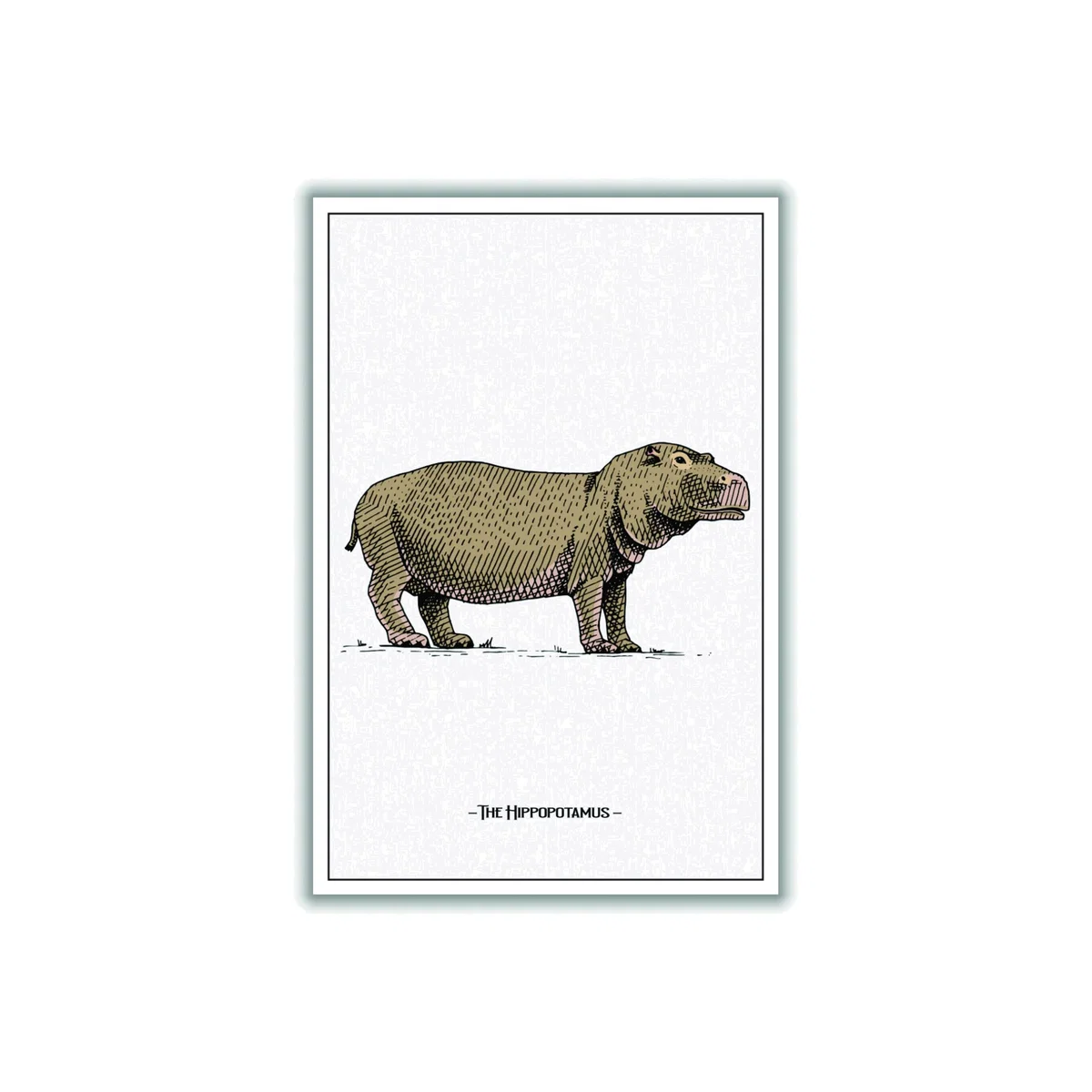Brown The Hippopotamus Extra Large Stanley Print House – image 1