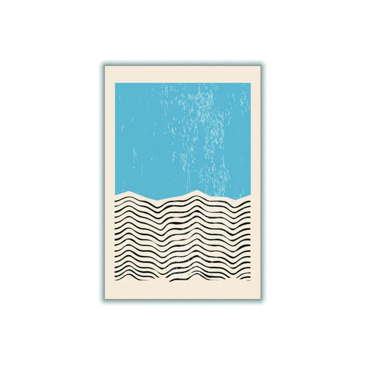 Blue Minimal Abstract Set #2 Medium Stanley Print House – image 1