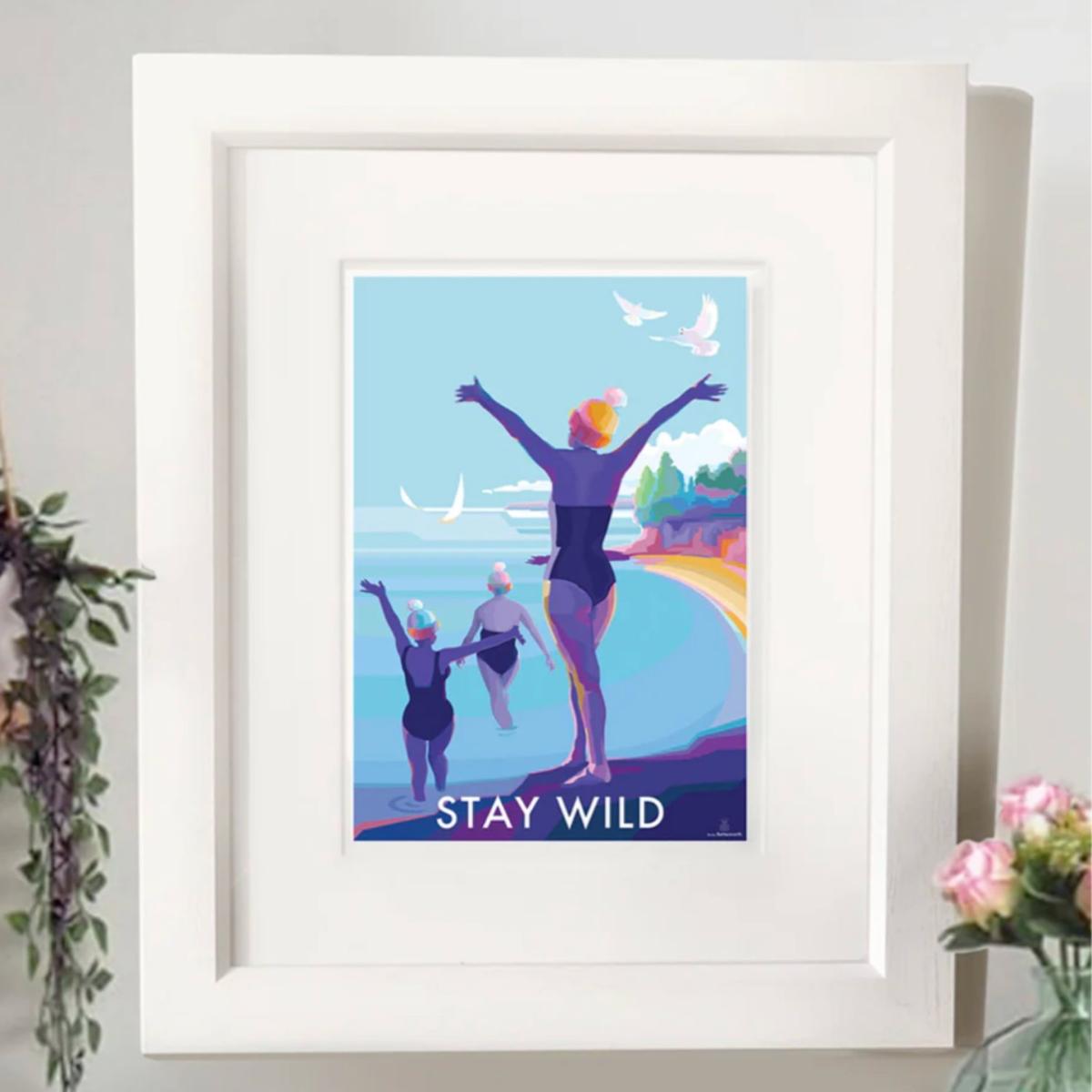 Stay Wild Quote Print | A4 | 210 X 297Mm | Becky Bettesworth – image 3