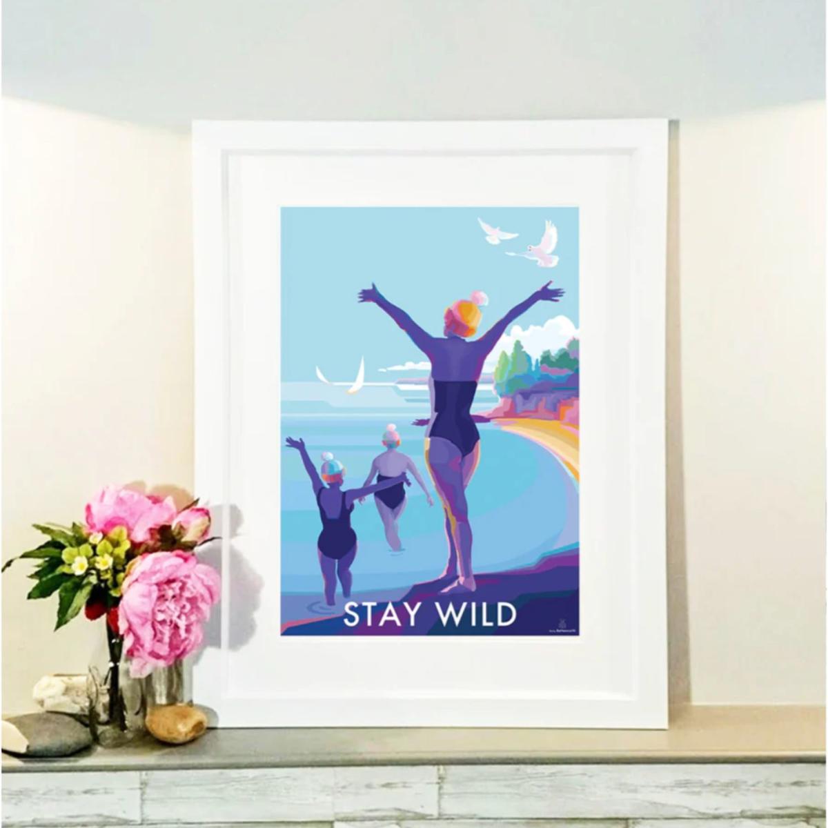 Stay Wild Quote Print | A4 | 210 X 297Mm | Becky Bettesworth – image 4