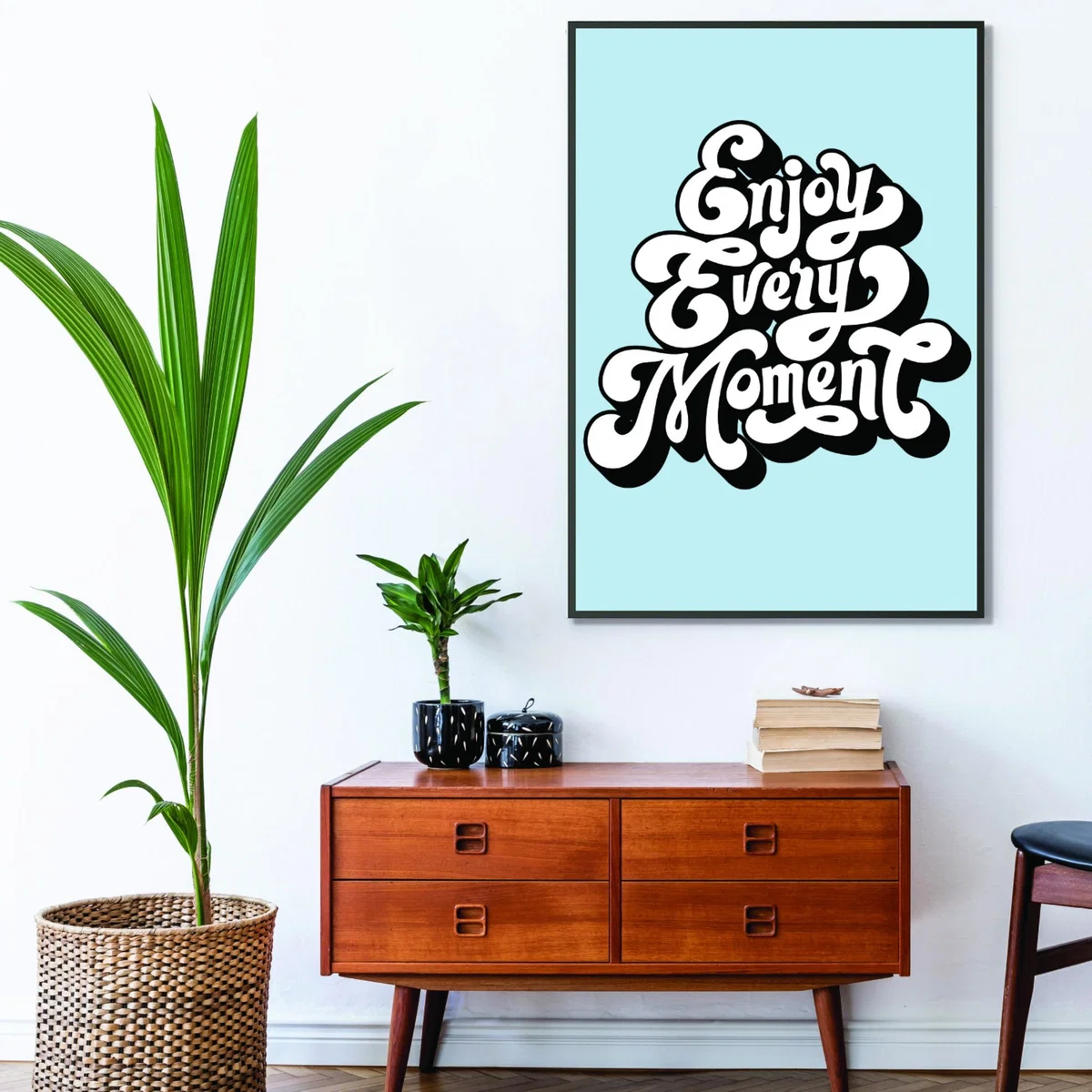 Blue Enjoy Every Moment A3 297 X 420Mm Stanley Print House – image 3