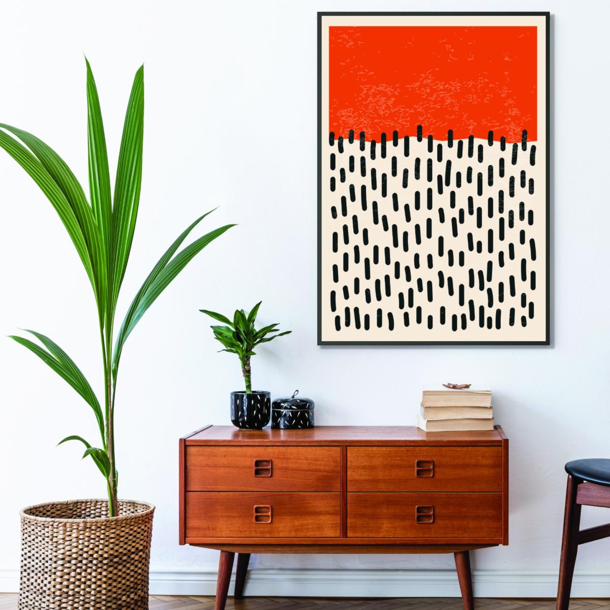 Yellow / Orange Color Line Series I A4 210 X 297Mm Stanley Print House – image 3