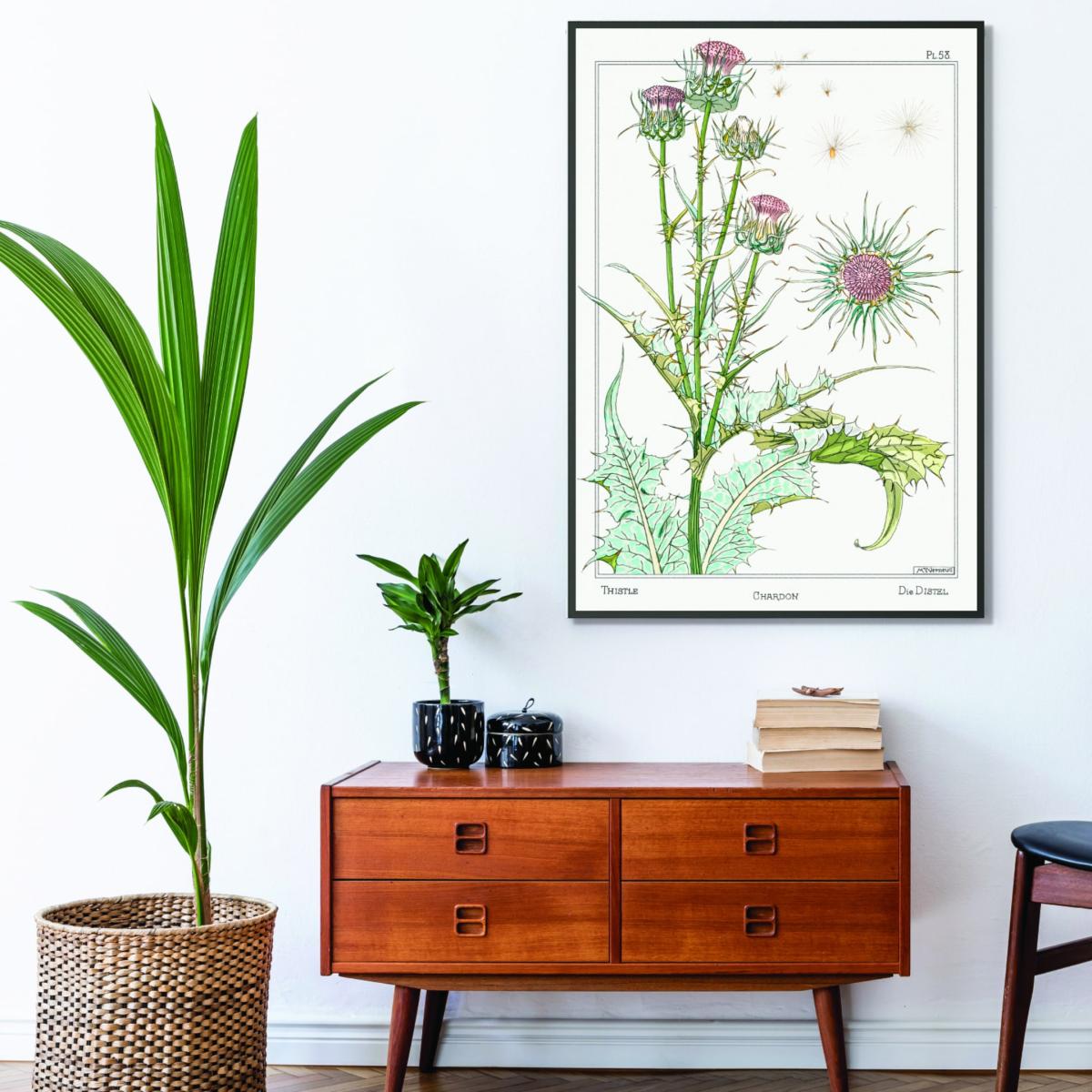 Green Chardon Thistle Print By Maurice Pillard Verneuil Large Stanley Print House – image 3