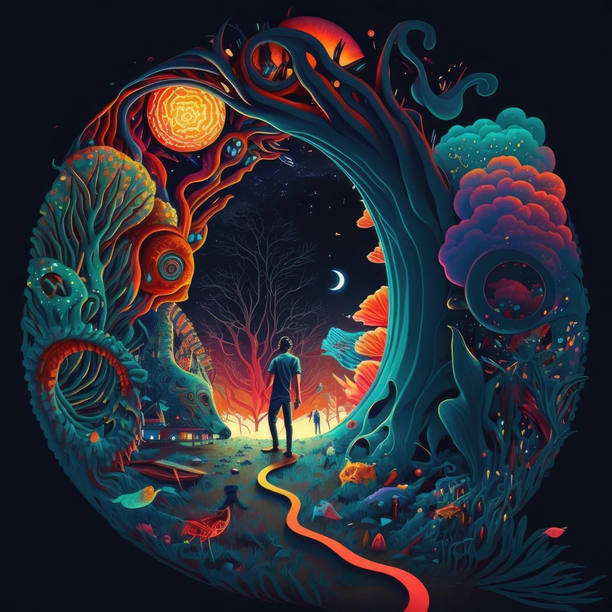 Psychedelic Masterpiece A3 297 X 420Mm Artchi