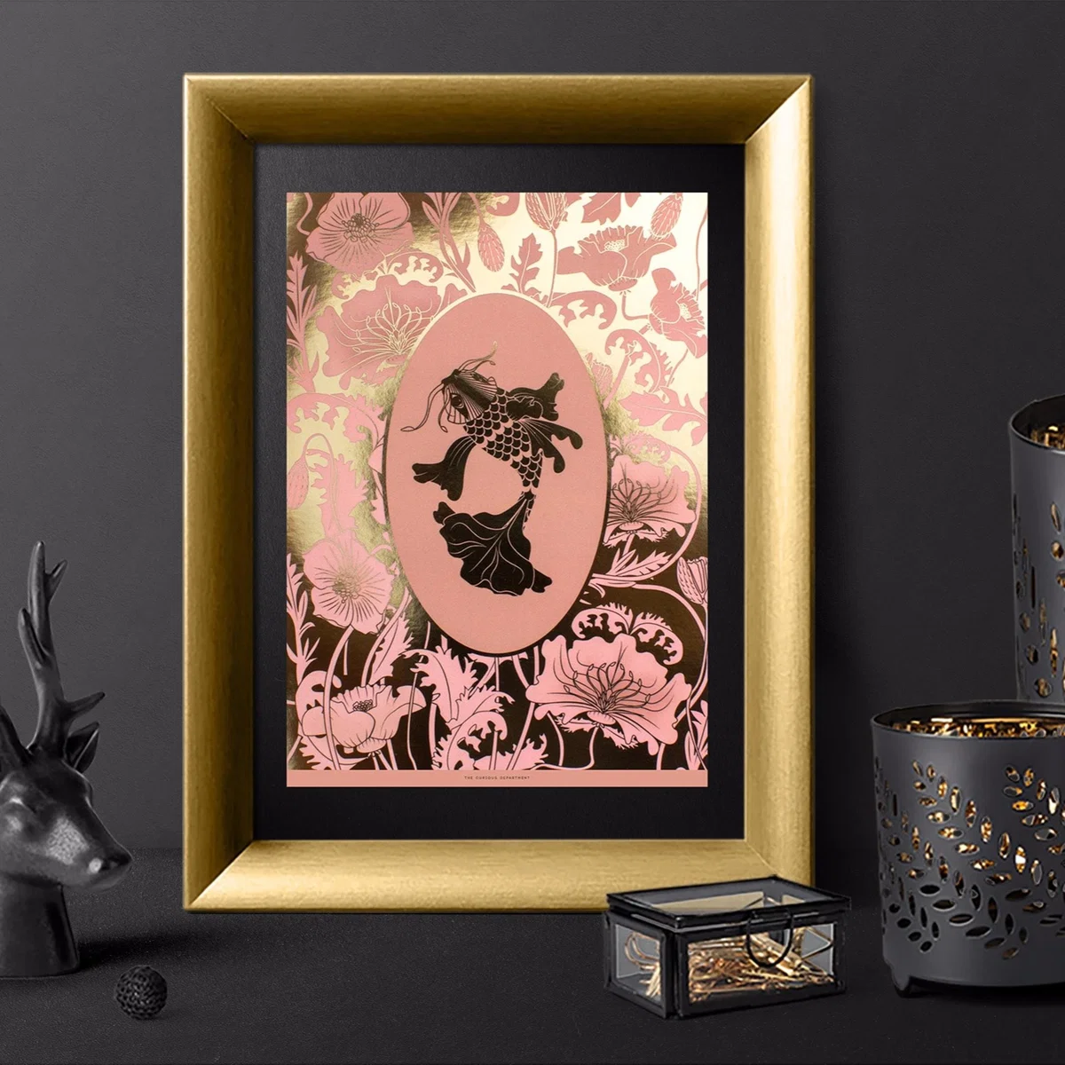 Elemental Koi Gold Print The Curious Department – image 3