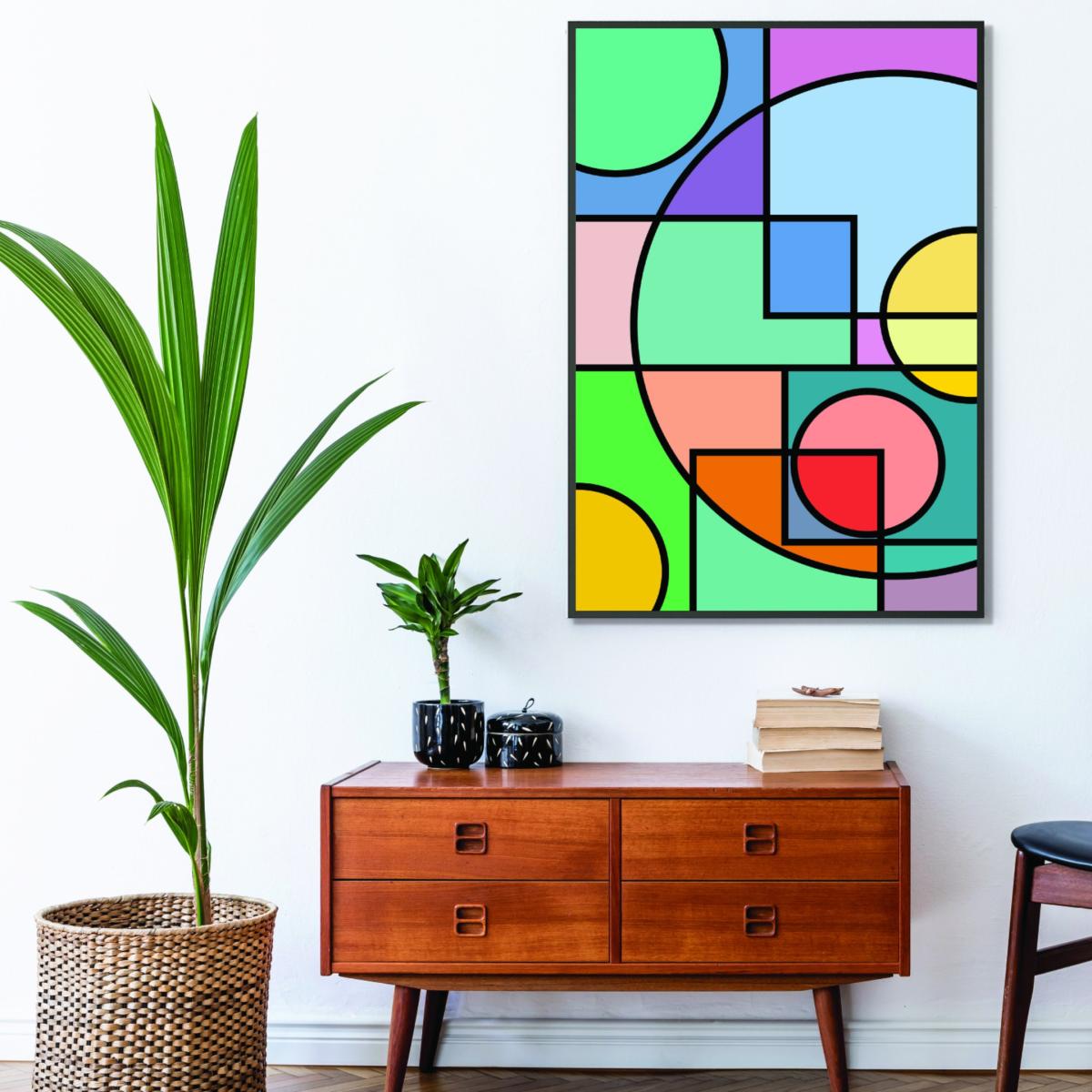 Abstract Circles Collection #2 A2 420 X 594Mm Stanley Print House – image 3