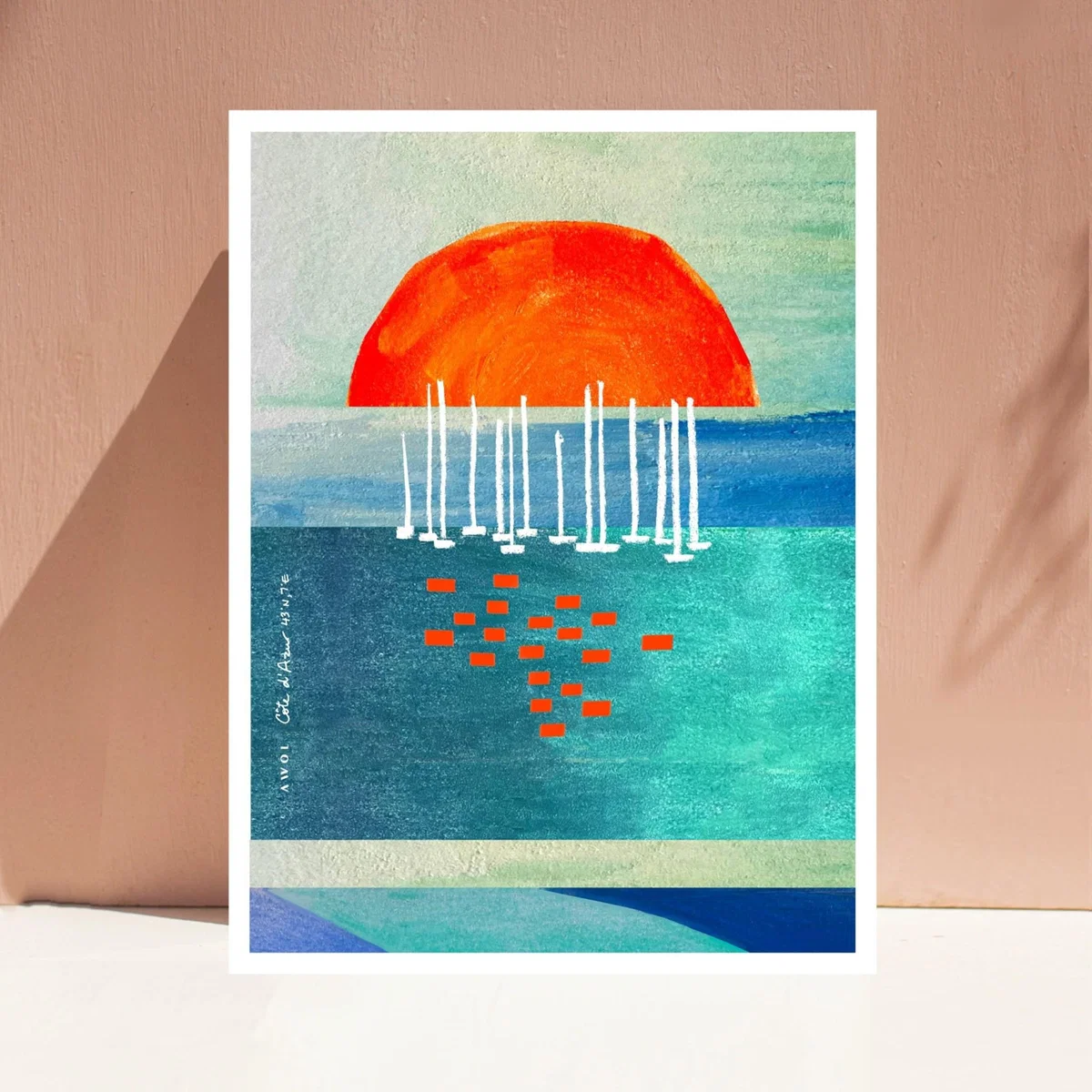 Sunrise And Sailboats In The South Of France Awol – image 2