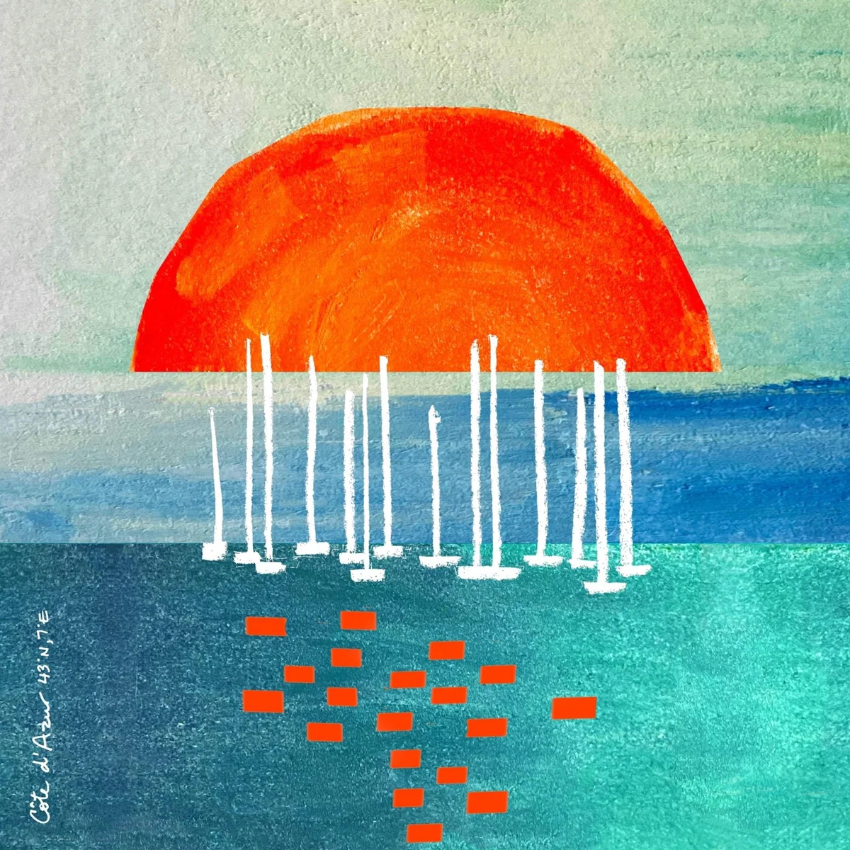 Sunrise And Sailboats In The South Of France Awol – image 5