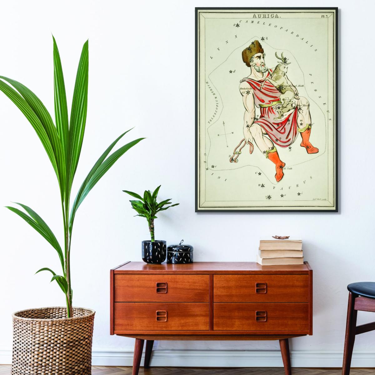 Yellow / Orange Astronomical Chart Illustration Of The Auriga Extra Large Stanley Print House – image 3