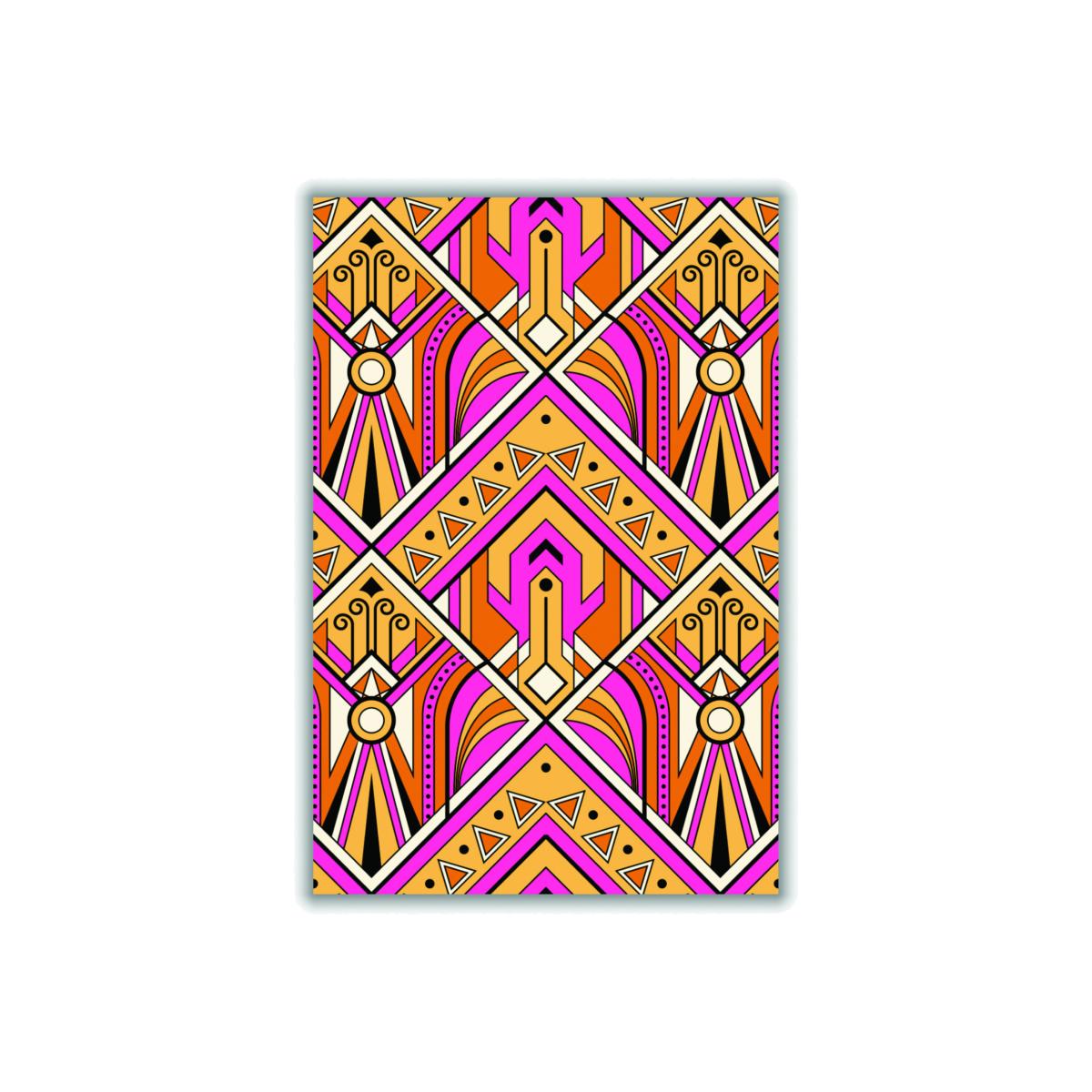 Pink / Purple Pink Patterns Large Stanley Print House – image 1