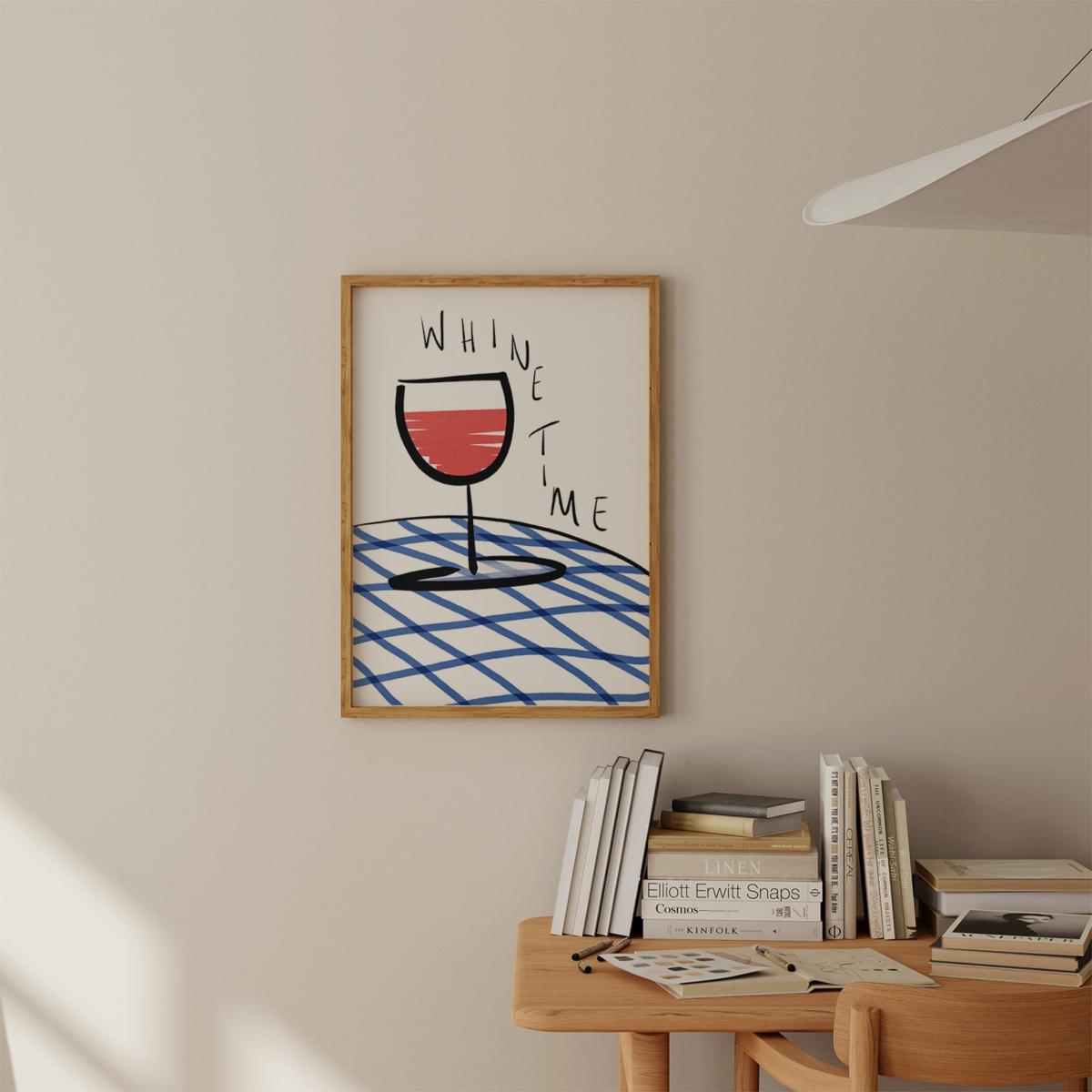 Whine Time Print A3 297 X 420Mm Oh Oly – image 3