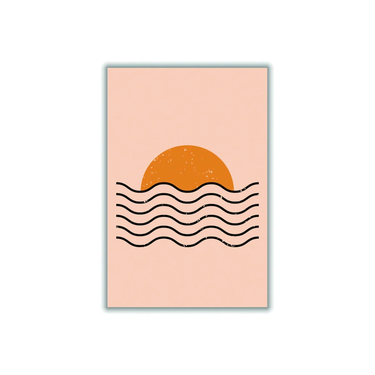 Yellow / Orange Boho Sunset A3 297 X 420Mm Stanley Print House – image 1