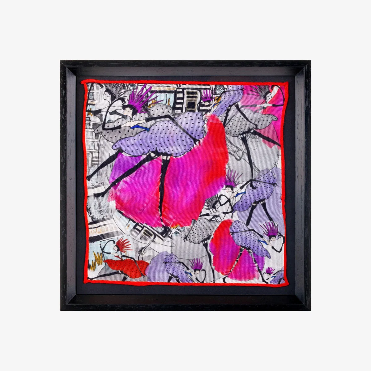 Moulen Rouge Paris Framed Silk Scarf | One Size | Un Poco
