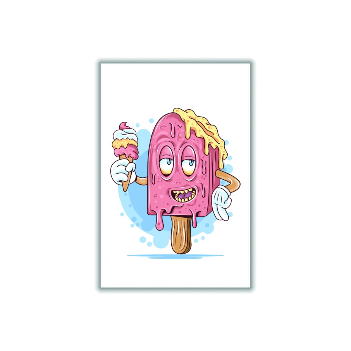 Pink / Purple Don't Let Me Melt A2 420 X 594Mm Stanley Print House – image 1