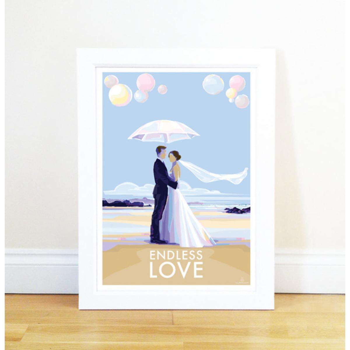 Endless Love Vintage Style Quote Print | A4 | 210 X 297Mm | Becky Bettesworth – image 2
