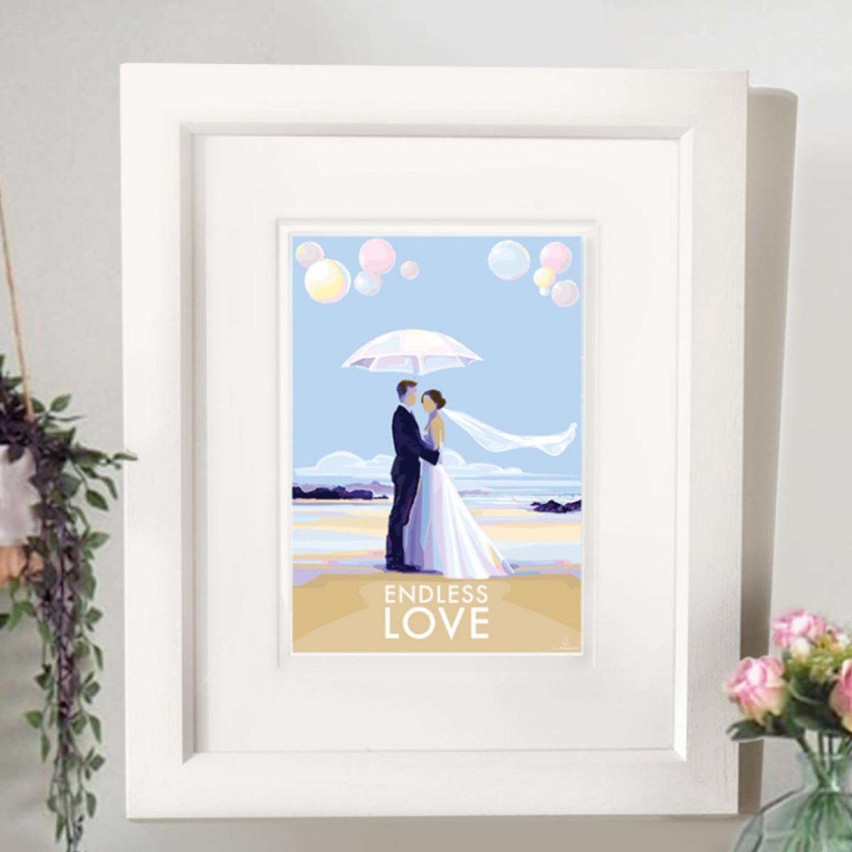 Endless Love Vintage Style Quote Print | A4 | 210 X 297Mm | Becky Bettesworth – image 5