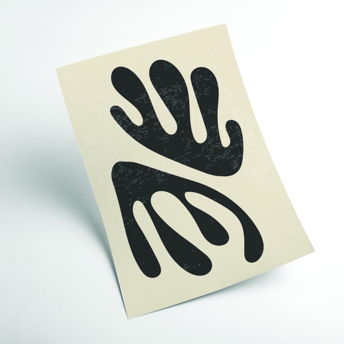 Black Henri Matisse Algae Series #4 Large Stanley Print House – image 2