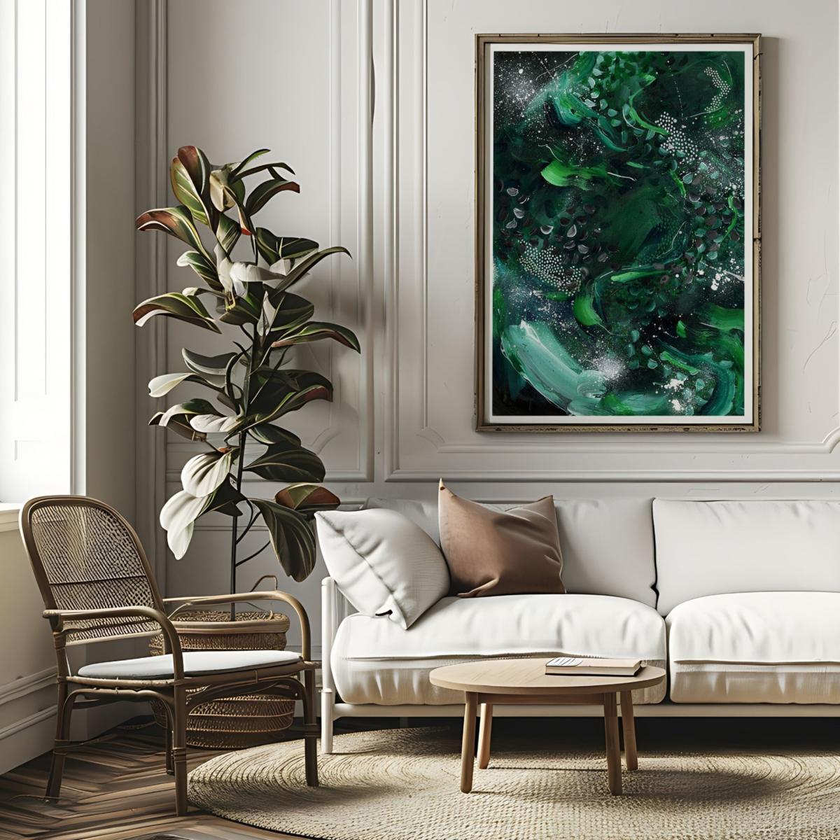 Black / White / Green They Say I Did Something Bad, Large Print | Jessica Slack Studio – image 4