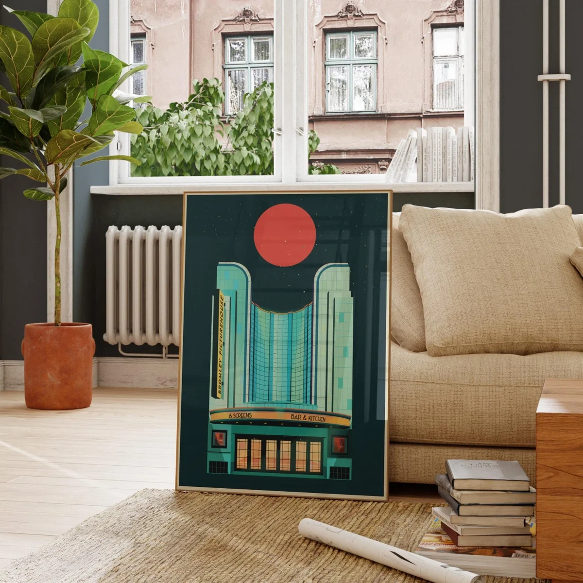 Bromley Picturehouse Art Print Of London A3 297 X 420Mm Eye for London Prints – image 3