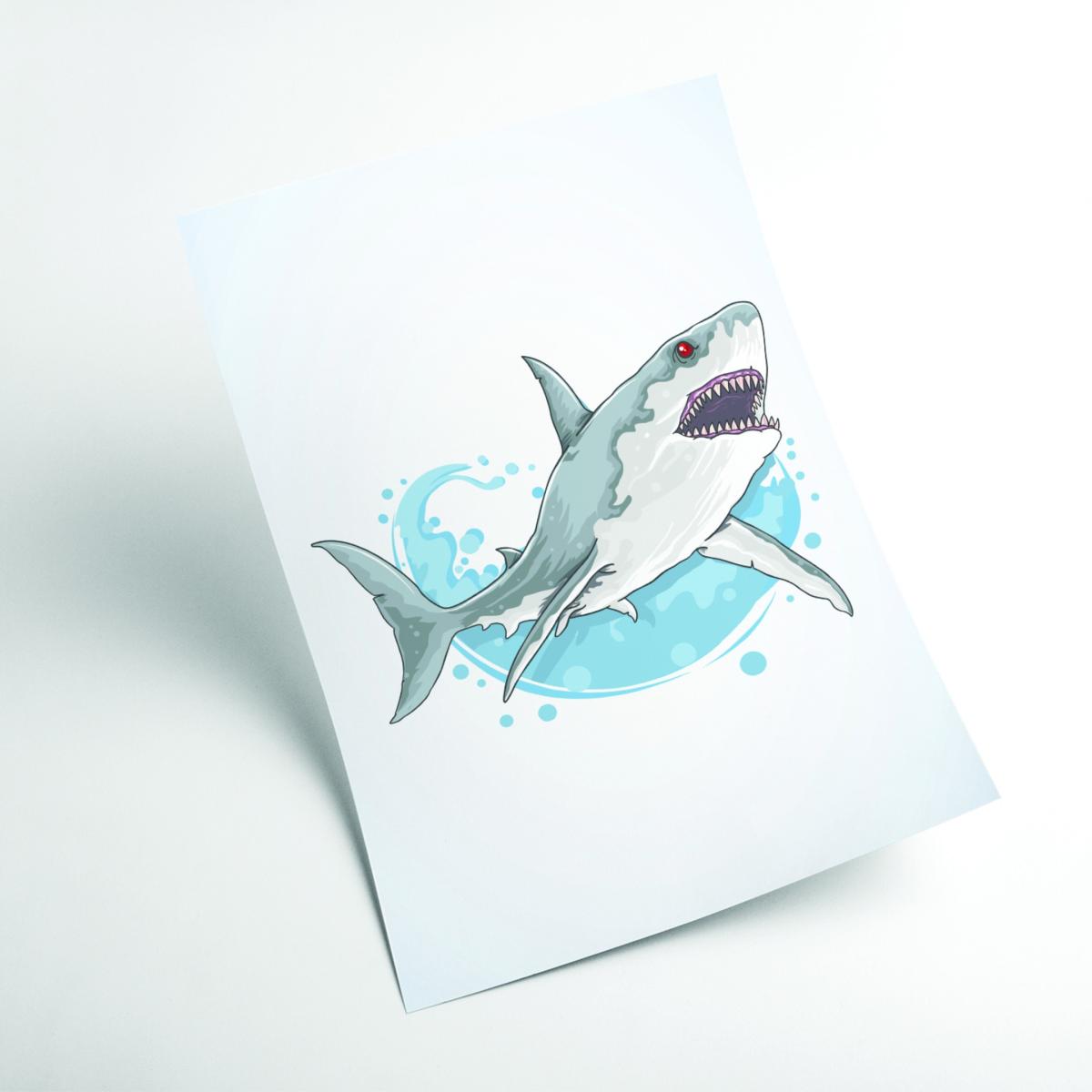 Grey Rarrrrr!! Large Stanley Print House – image 2