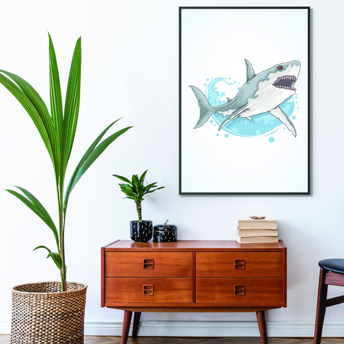 Grey Rarrrrr!! Large Stanley Print House – image 3