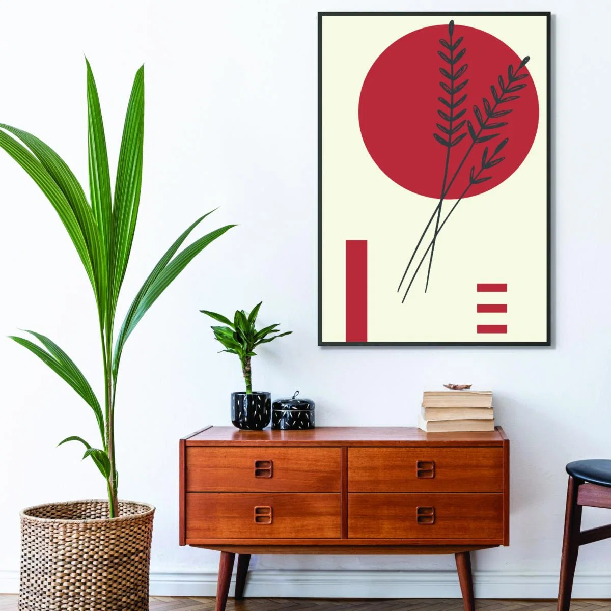 Red Boho Botanicals 2 Extra Small Stanley Print House – image 3