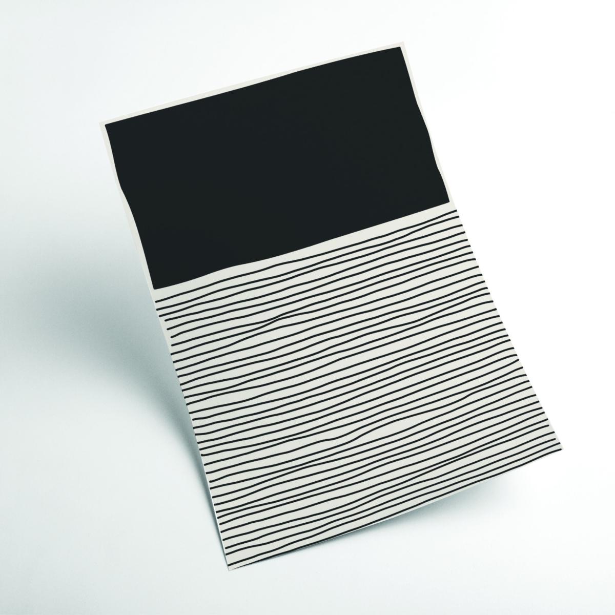 Black Minimal Line Vibes #9 A1 594 X 841Mm Stanley Print House – image 2