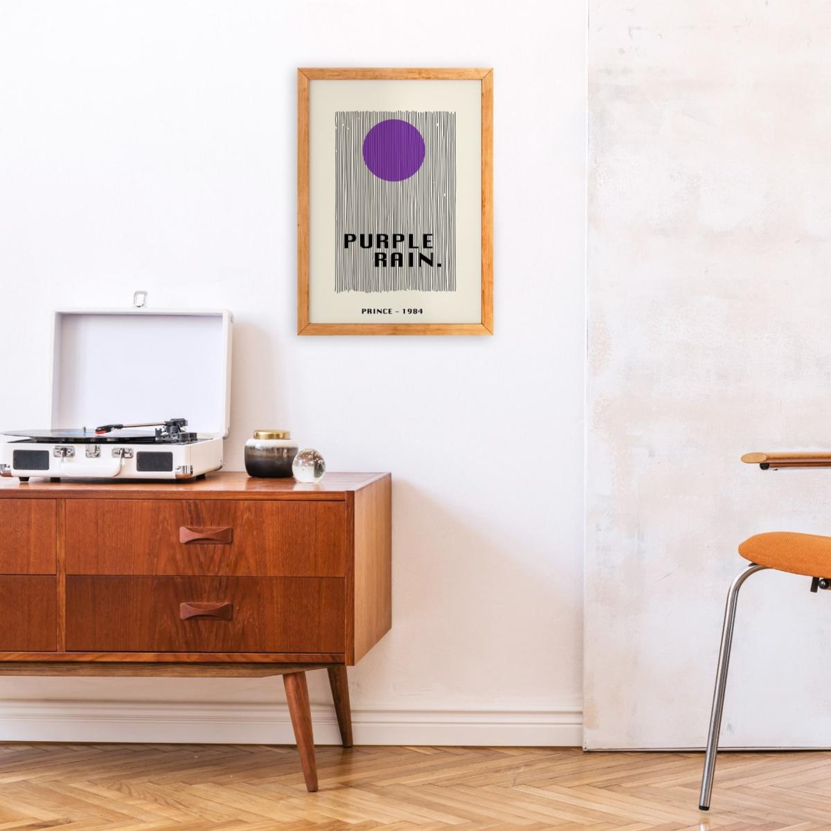 Purple Rain Prince Inspired Retro Giclée Art Print A3 297 X 420Mm Fanclub – image 2