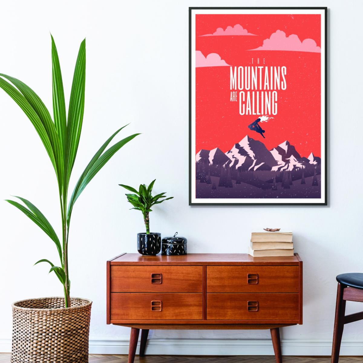 Red The Mountains Are Calling Medium Stanley Print House – image 3