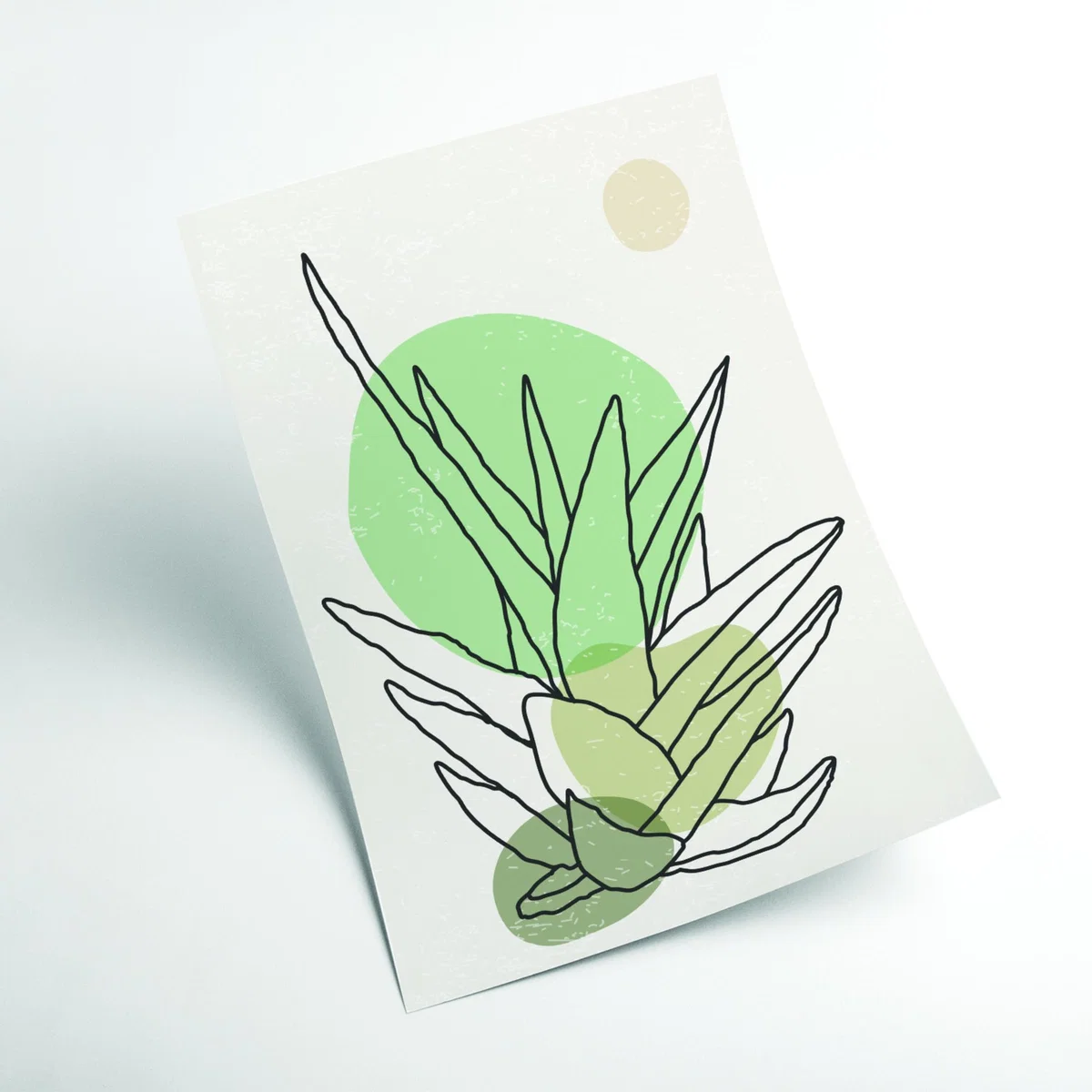 Green Color Abstract Agave #3 Xxs Stanley Print House – image 2