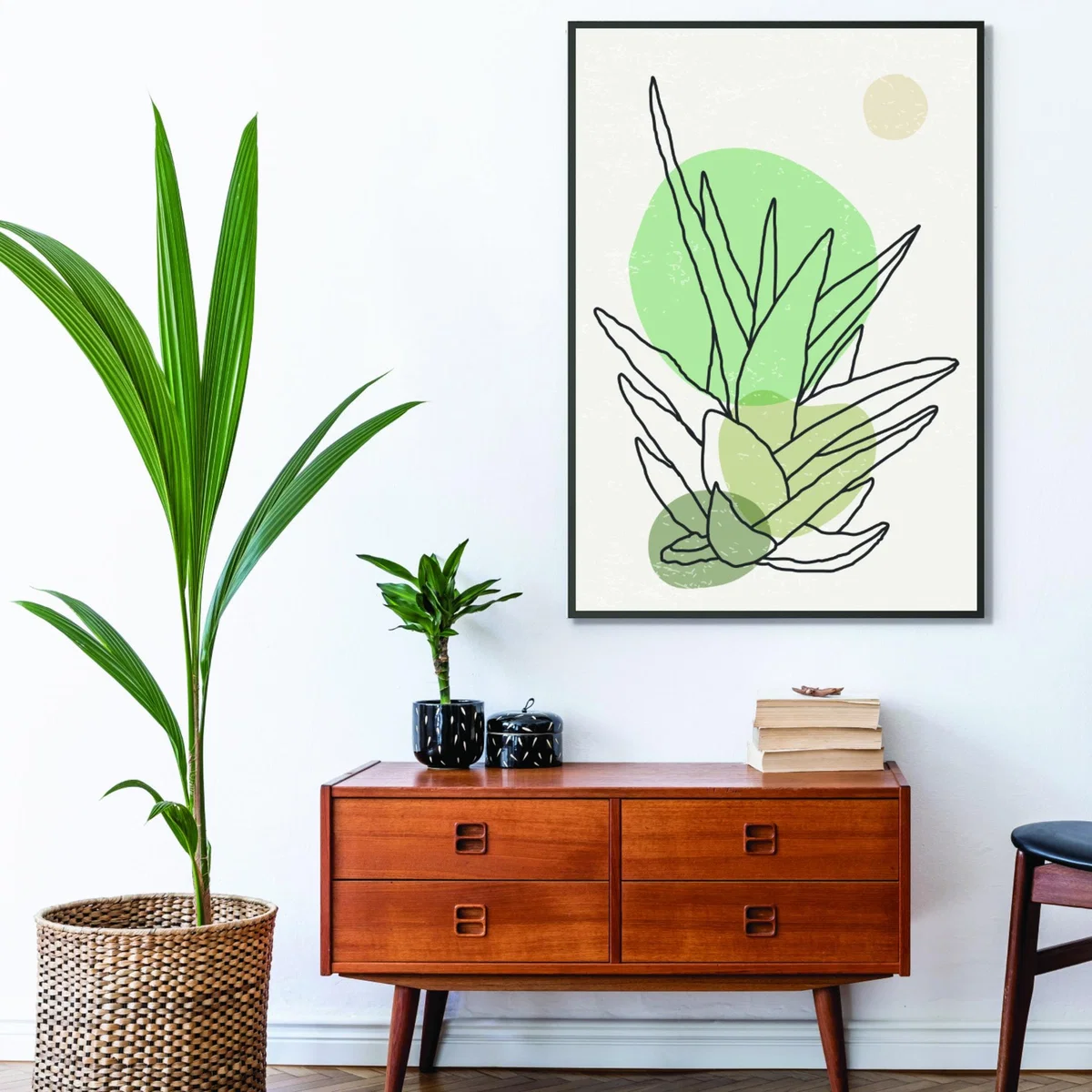 Green Color Abstract Agave #3 Xxs Stanley Print House – image 3