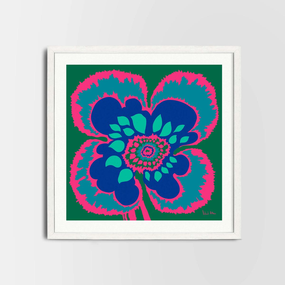 Green / Blue / Pink Blue Elsa Design Print Richard Allan London – image 2