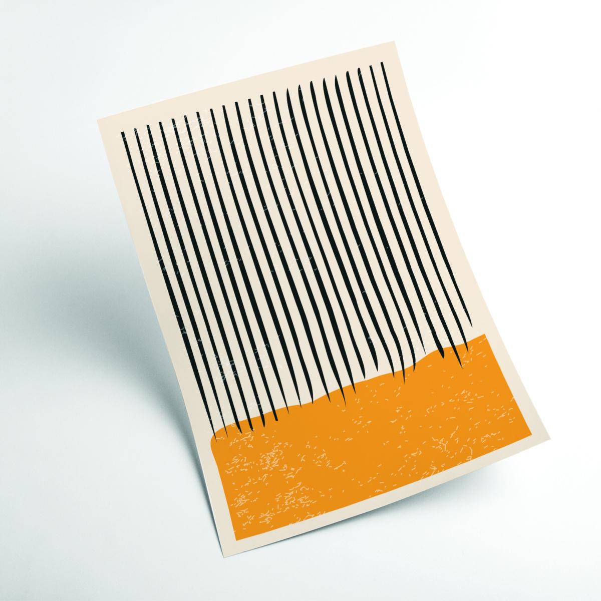 Yellow / Orange Color Line Series Ii Large Stanley Print House – image 2