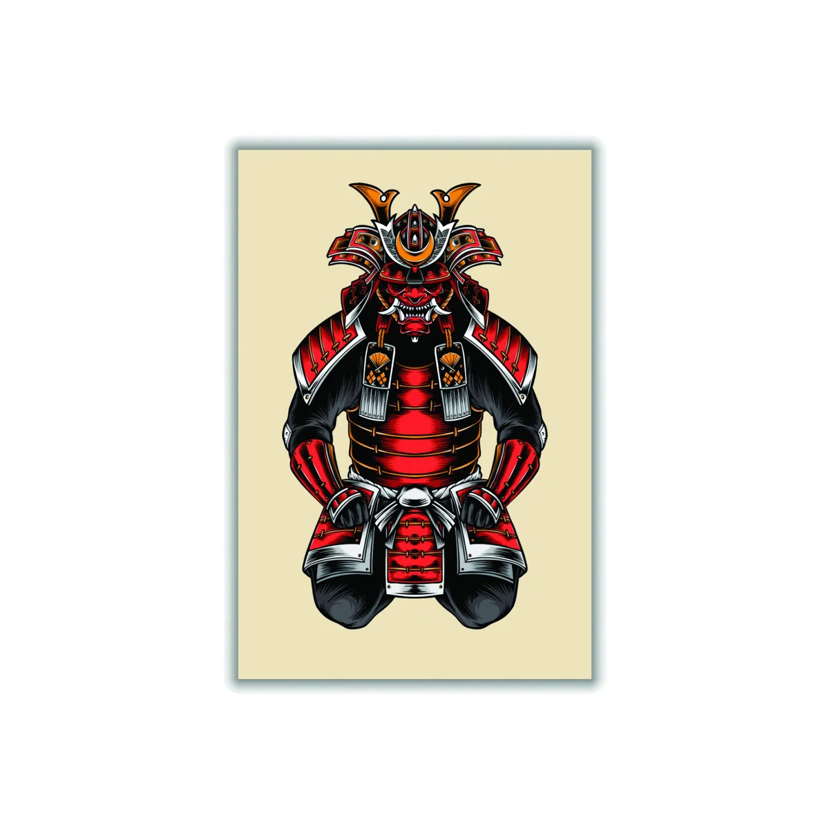 Red Japanese Samurai Medium Stanley Print House – image 1