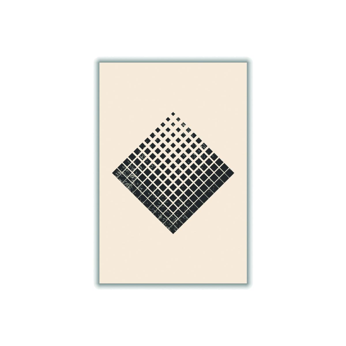 Black Minimal Halftone Shapes #3 Large Stanley Print House – image 1