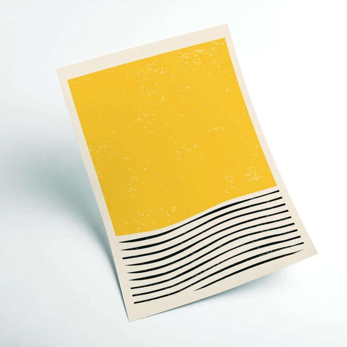 Yellow / Orange Bright Minimal Set #3 A4 210 X 297Mm Stanley Print House – image 2