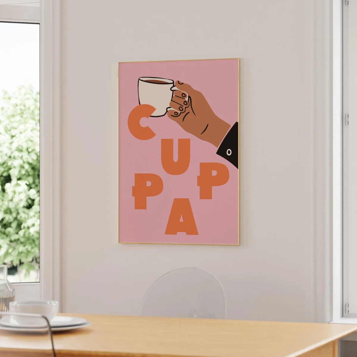 Yellow / Orange / Pink A3 Pink Cuppa Print Sofe Store – image 3