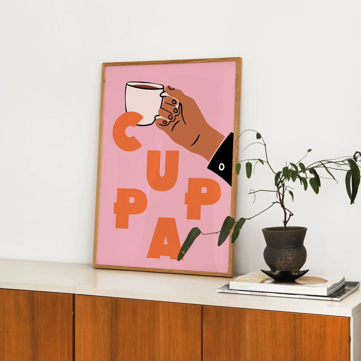 Yellow / Orange / Pink A3 Pink Cuppa Print Sofe Store – image 4